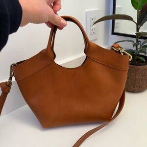 Madewell Brown Leather Crossbody Bag